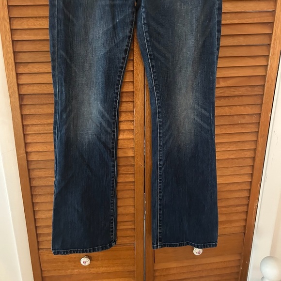 American Eagle Women’s Original Boot Stretch Blue Denim Jeans Sz 6 - Picture 3 of 7